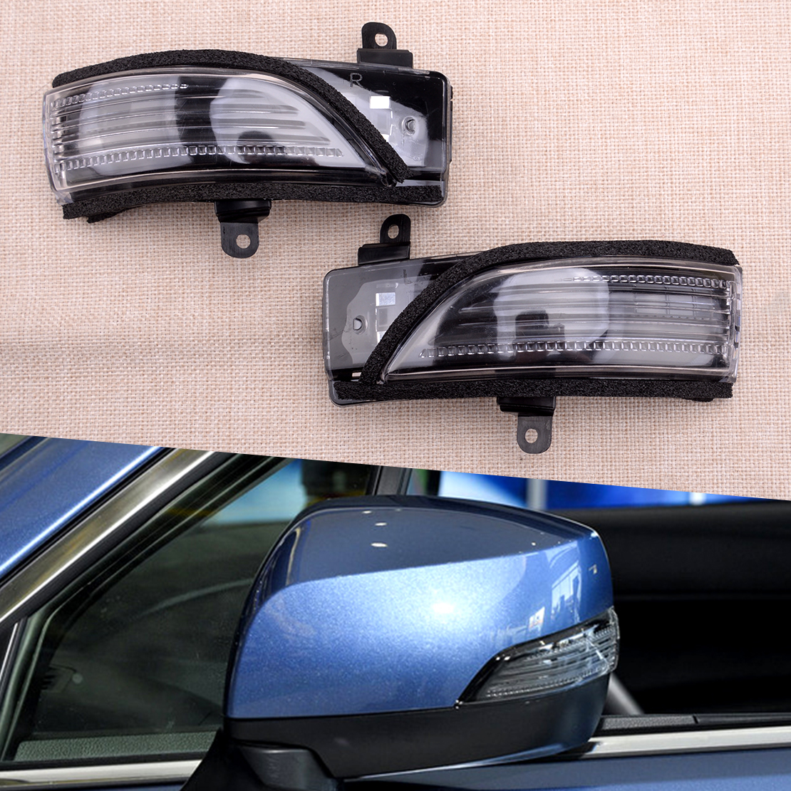 Clear Lens Side Mirror Marker Lights Fit For Subaru